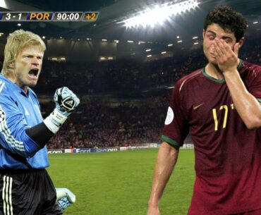 The Day Oliver Kahn Showed Cristiano Ronaldo Who Is The Boss