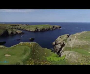 Golf Belle-Ile - Morbihan - Bretagne - Vidéo aérienne