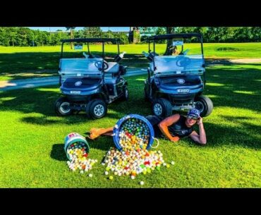 Found THOUSANDS of Golf Balls While Scuba Diving Golf Course!!