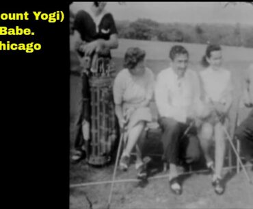 Count Yogi ® & Babe Didrikson Zaharias, circ. 1940 & A Glimpse of Yogi's 9 Hole Scoring Record ©
