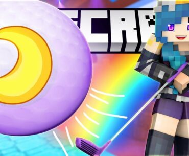 WE RAGE!! GALAXY MINI-GOLF IN MINECRAFT!