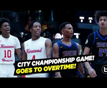 Chicago City Title Game Goes OVERTIME SImeon v Kenwood! Dai Dai Ames v Jalen Griffith! ANKLEBREAKER!