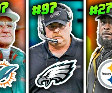 Ranking All 32 NFL Teams Based On Their History Of Coaches