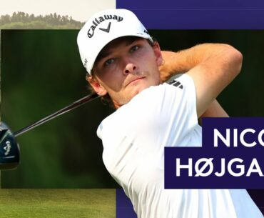 Nicolai Højgaard Round 2 Highlights | 2023 Hero Indian Open