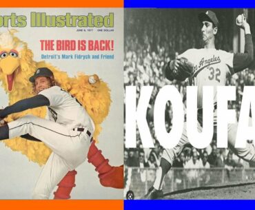 Stratomatic Baseball Card & Dice - 1976 Tigers Mark the Bird Fidrych vs 1966 Dogers Sandy Koufax