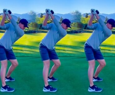 CAMERON CHAMP GOLF SWING - SLOW MOTION