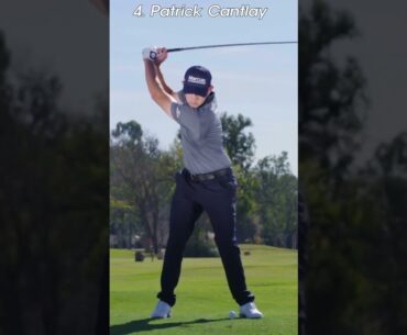 PGA Top 10 Various Driver Slow Motion Swings Front View