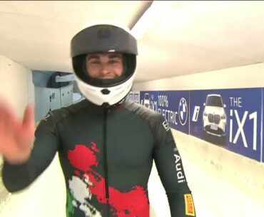 BMW IBSF Worldcup 8, 4 men bobsleigh Heat  1 Innsbruck