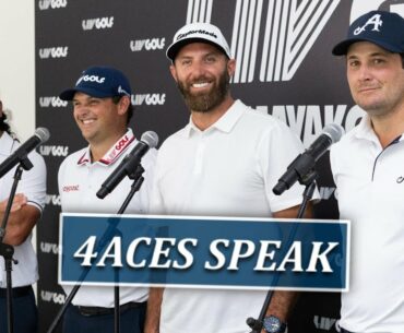 1st LIV Presser of 2023- 4Aces Speak From Mayakoba (DJ, Reed, Perez, Uihlein)