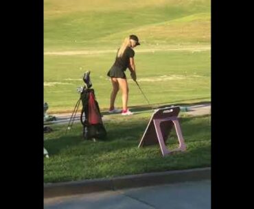 hot woman tries to play golf !!!lol!!