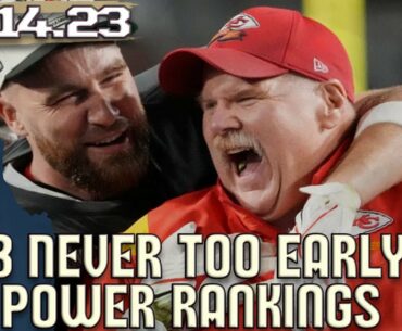 2023 Never Too Early NFL Power Rankings from ESPN Asheville 02.14.2023