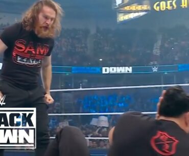 SAMI ZAYN ATTACKS ROMAN REIGNS; BLOODLINE CHAOS! | WWE SmackDown Highlights 2/3/23 | WWE on USA