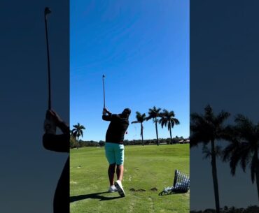 Darren Clarke golf swings