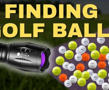 I found SO MANY golf balls in just ONE HOUR with this UV torch