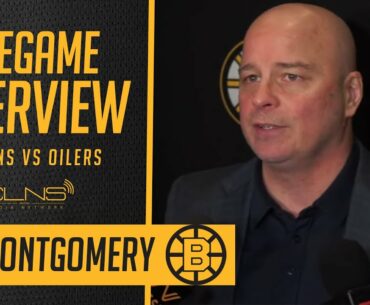 Jim Mongomery: Taylor Hall OUT vs Oilers UPDATE | Bruins Pregame Interview