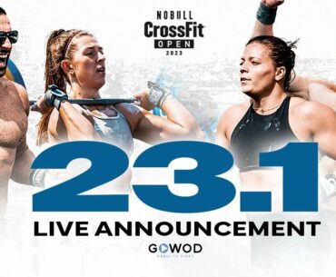 CrossFit Open Workout 23.1 Live Announcement