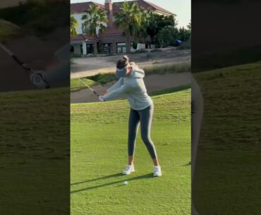 Good technique #golfgirl #golfer #golf