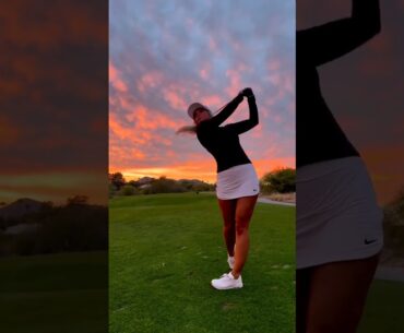 Beauty & Golf! Hailey Rae Ostrom #golf , #ladiesgolf , #bestgolf , #golfshorts , #alloverthegolf