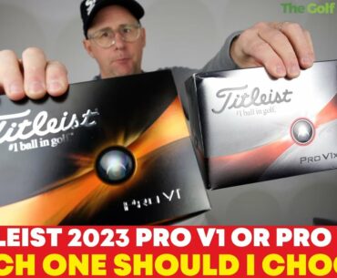 Titleist 2023 Pro V1 or Pro V1x - Which one should I use?