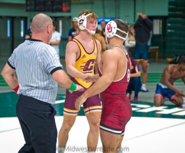 149 – Mason Shrader {G} Central Michigan University vs. Mitch Moore {R} University of Oklahoma