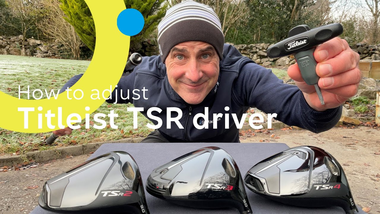 How to adjust your Titleist TSR driver FOGOLF FOLLOW GOLF