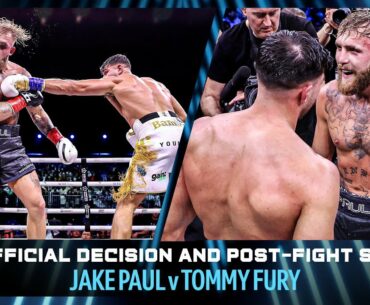 Post-Fight Scenes 👀 Tommy Fury Defeats Jake Paul 🧨 The Truth Is Revealed! #PaulFury