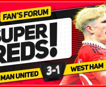 TEN HAG'S A GENIUS! Manchester United 3-1 West Ham | LIVE Fan Forum