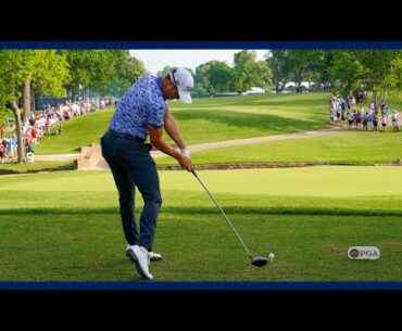 パワーヒッター「ジャスティン・トーマス」ファンタスティックスイングモーション＆スローモーション,Power Hitter "Justin Thomas" Fanatastic Swing Motion