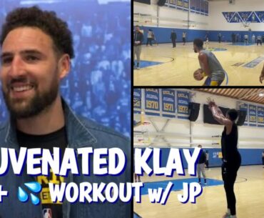 KLAY on “white guy David Lee”: covering bills, taking us out; ASW days w/ Rocco +💦 workout w/ Poole