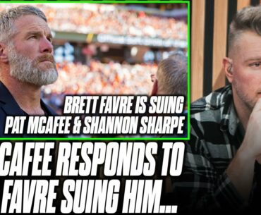 Pat McAfee Responds To Brett Favre Suing Him For Defamation...