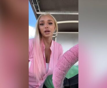 Beauty golf cart girl Cass Holland tiktok stories  | GOLFSHORT  #shorts