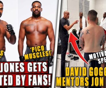 Jon Jones GETS ROASTED over NEW HEAVYWEIGHT physique! David Goggings MENTORS Jones! Bisping on Perry