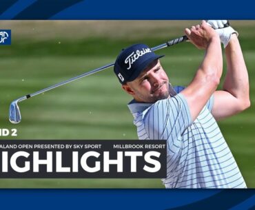 Overnight leader Wood stays on top | Round 2 highlights | New Zealand Open presented by SKY SPORT