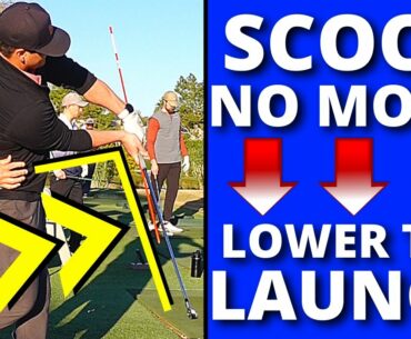 Golf Lesson w/ Maverik: How To Stop Scooping The Golf Ball (Baseball Player Lowers Launch Angle)