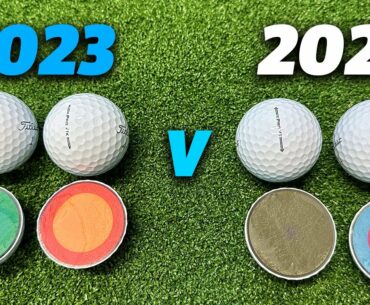 Titleist Pro V1 & Pro V1x Golf Ball Test [2023 vs 2021]