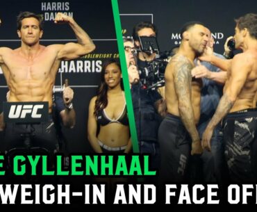 Jake Gyllenhaal has UFC weigh-in and Face Off... and slaps opponent!