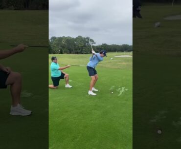 Practice drill to stay in posture and cover the ball- improve contact & control the club head!