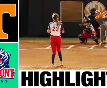 Tennessee vs Belmont Highlights | NCAA Softball Highlights | 2023 College Softball