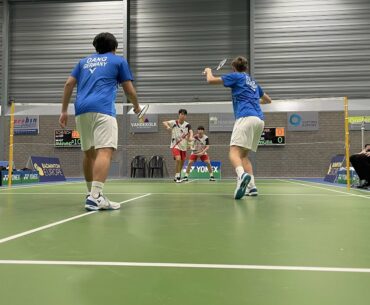 Lee Min Wook & Park Beom Soo 🇰🇷 - Justin Dang & Philipp Euler 🇩🇪, MD, Yonex Dutch Junior Int. 23