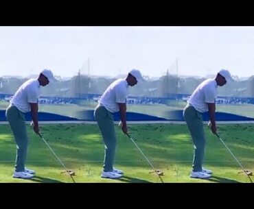 TIGER WOODS GOLF SWING - IRON SWING - SLOW MOTION