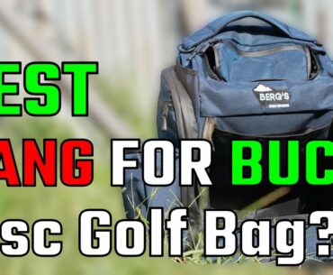 Is THIS The BEST BANG FOR YOUR BUCK Disc Golf Bag On The Market? Berg's Bags Iceberg V3 Review