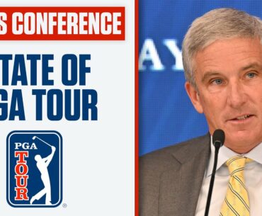 PGA Tour Commissioner Jay Monahan Discusses Issues, Future Plans in State of the PGA | CBS Sports