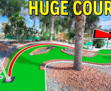 We Found a MUST PLAY Massive Mini Golf Course!