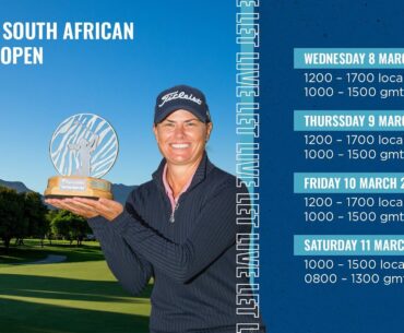 LIVE | Third Round | Investec South African Women's Open