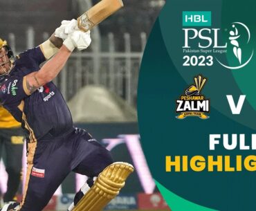 Full Highlights | Peshawar Zalmi vs Quetta Gladiators | Match 25 | HBL PSL 8 | MI2T