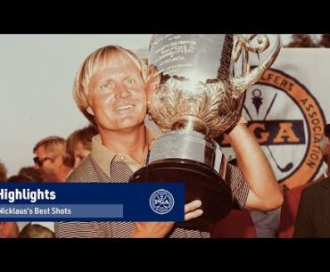 Jack Nicklaus' Best Shots at the PGA Championship