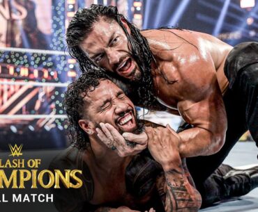 FULL MATCH - Roman Reigns vs. Jey Uso — Universal Title Match: WWE Clash of Champions 2020