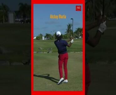 Everyone must Like the Golf Swing from the Lefty "Akshay Bhatia" #golf #shorts