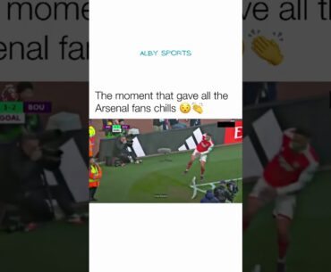 The moment that gave all arsenal fans chills #shorts #sports #soccer #football #goals #arsenal