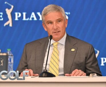 Jay Monahan talks potential PGA-LIV merger, 2024 schedule | Live From The Players | Golf Channel